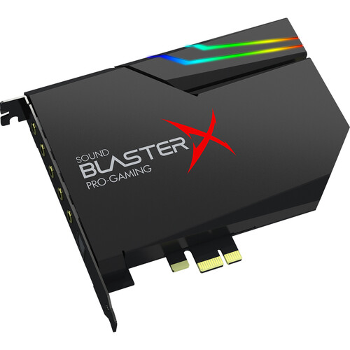 Card âm thanh creative labs sound blasterx ae-5 plus hỗ trợ 5.1, 7.1