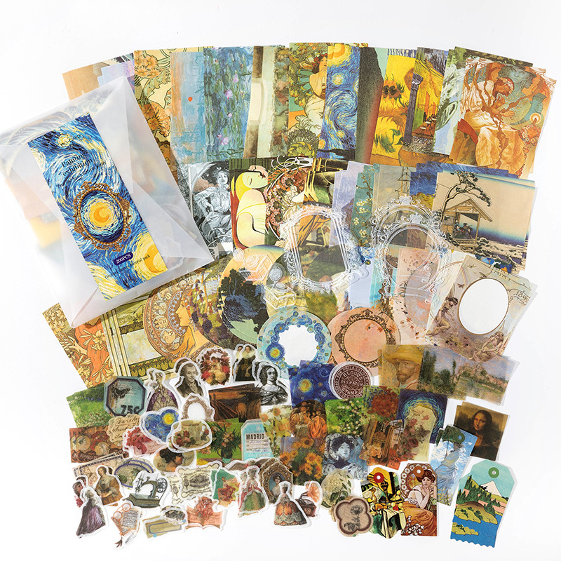 %E3%80%90FOOT%20SOFA%E3%80%91%20200pcs/pack%20Decor%20Scrapbook%20PET%20Sticker%20Materials%20Paper%20Combo%20Kit%20DIY%20Junk%20Journal%20Collage%20Photo%20Album%20Vintage%20Stickers%20-%20Image%208