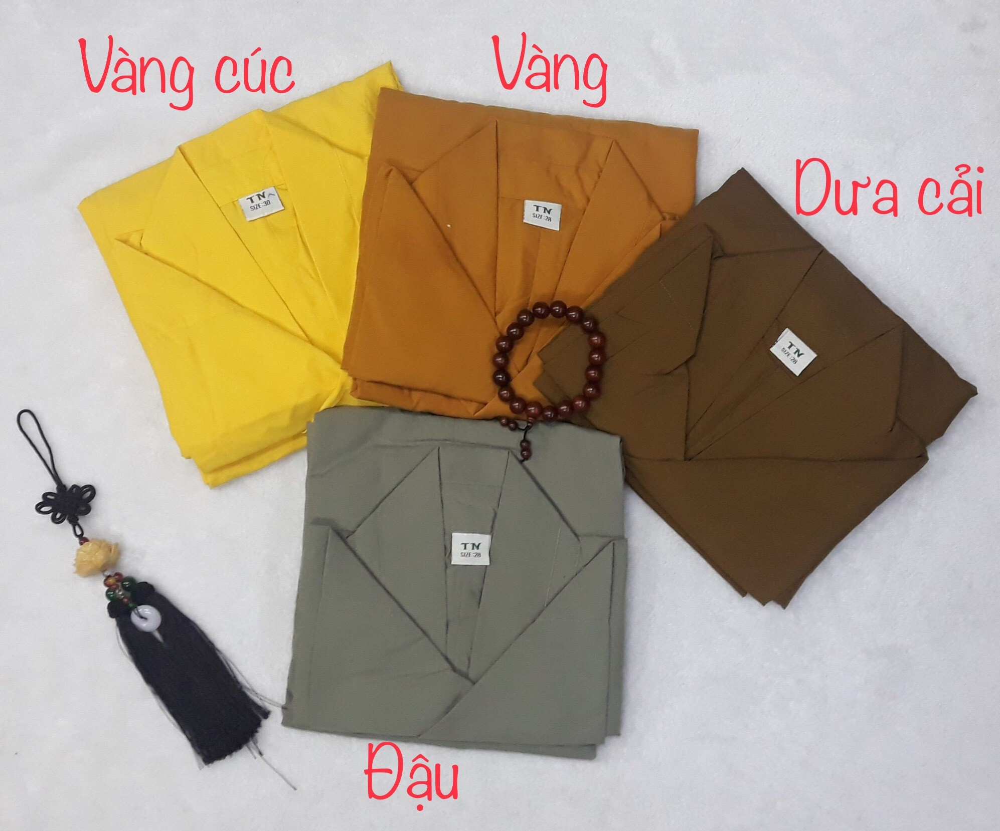 Áo La Hán Tăng (Quý Thầy) vải kate đủ size