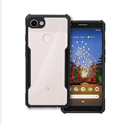 For Google Pixel 3 Luxury Stylish TPU Covers Slim Shockproof Full view Camera Protective Transparent Clear Cases.