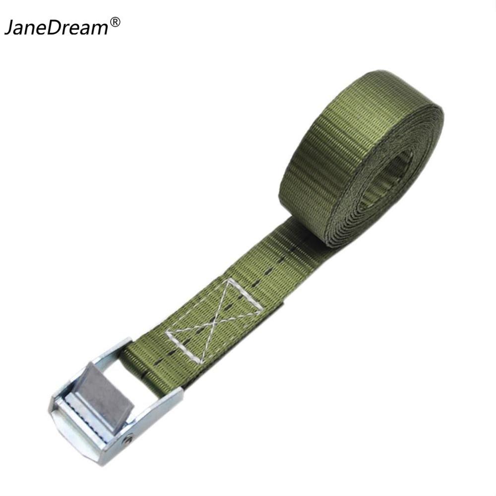 JaneDream 2M Motorcycle Bike Luggage Bag Tow Rope Strong Tie-Down Belt Cargo Straps