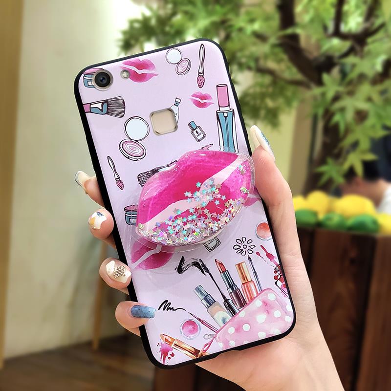 Cartoon%20Waterproof%20Phone%20Case%20For%20VIVO%20V7%20Plus/Y79/Y73%20Soft%20Case%20Back%20Cover%20Fashion%20Design%20quicksand%20cute%20Anti-knock%20TPU%20-%20Image%2010