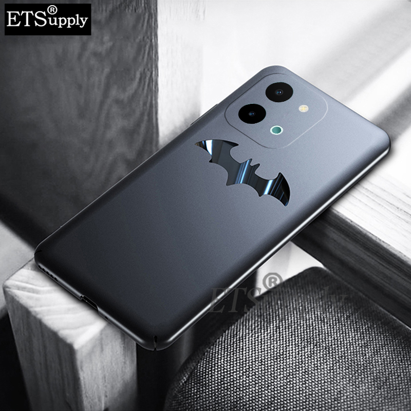 Phone case vivo Y28 Smooth Metal Bat Man Marvel DC Design Protector Back cover vivo Y28 4G case.