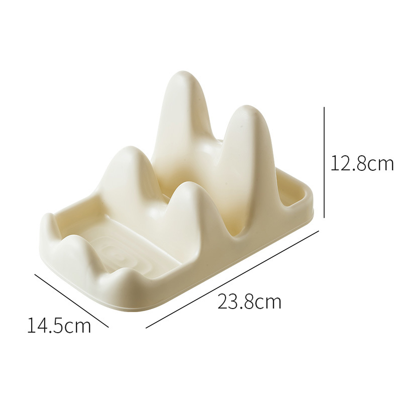 Kitchen countertop shelf pot holder drain shelf pot holder storage pot holder
