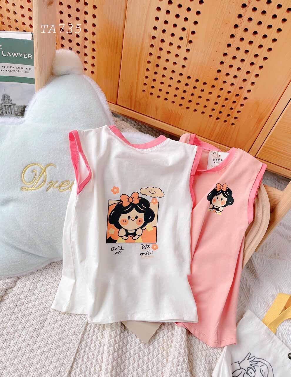[MẪU MỚI] VÁY SUÔNG IN HÌNH BÉ GÁI TRƯỚC VÀ SAU CHẤT COTTON MỀM MÁT PHONG CÁCH HÀN QUỐC SIÊU CUTE CHO BÉ YÊU 8-20KG. VIDEO THẬT. BIBO BABY SHOP