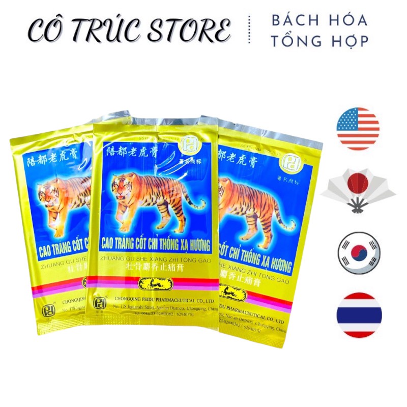 Cao Dán Con Cọp 7 chữ Việt Nam - Cao tráng cốt chỉ thống xạ hương