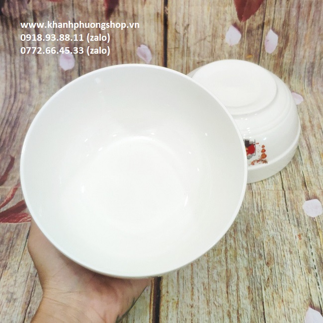 [HCM]bộ 04 tô sứ - bộ tô sứ trắng