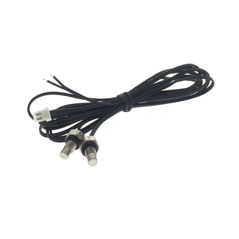 M6 Screw Thread Probe NTC Thermistor Temperature Sensor Resistance 10k B Value 3950 Long 1M Tin Plating And XH2.54-2P Plug