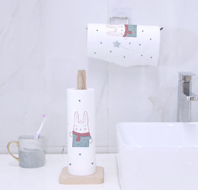 Oil absorbing paper roll-multifunctional kitchen dishcloth-super long reusable washable