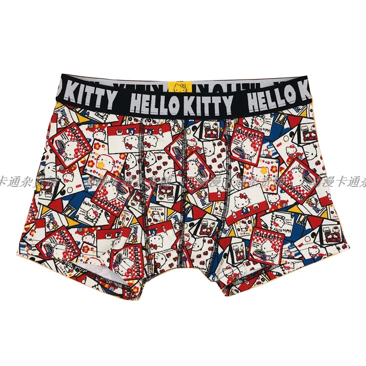 Hello Kitty Adults Beach Shorts Boxers Shorts Wear-Black Size M-XL