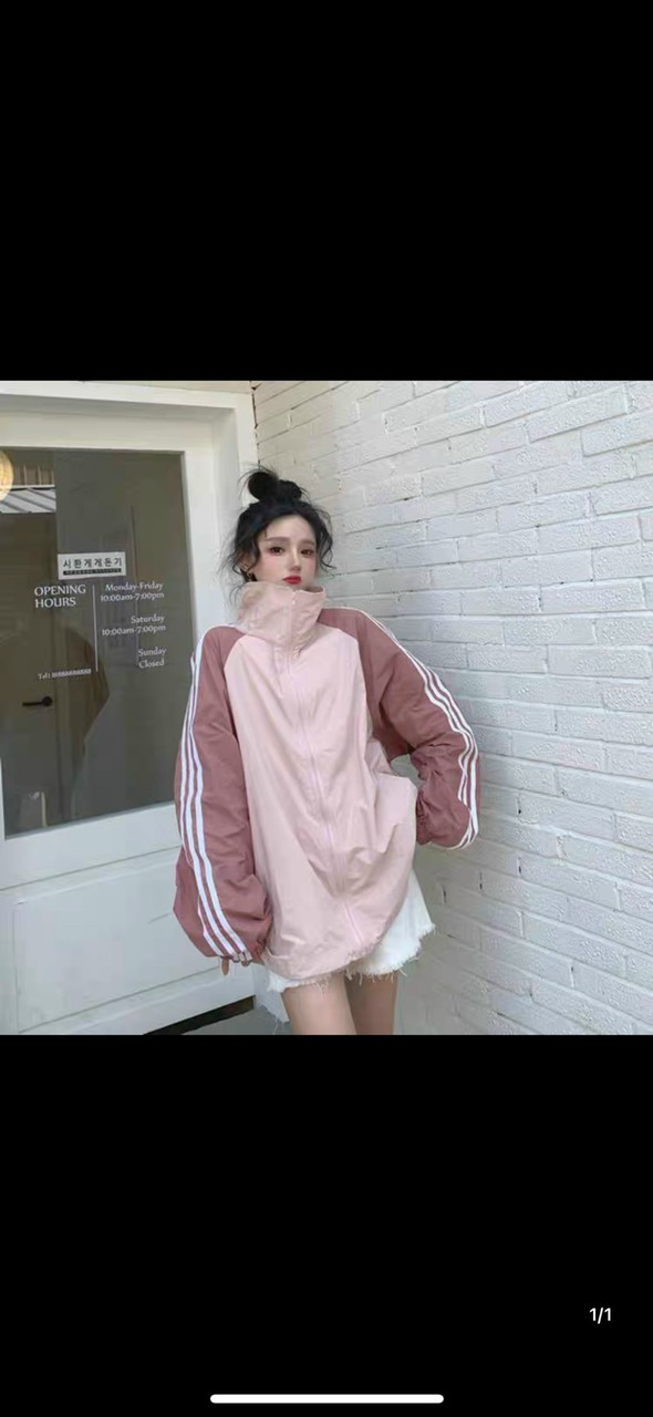 Áo Khoác Dù 2 Lớp Form Rộng Unisex Cổ Trụ Phối 2 Tông Màu Cá Tính Thời Trang Mùa Hè Chống Nắng, Chống Gió Siêu Đẹp. UT