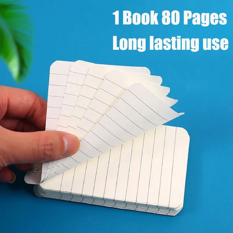 80 trang Túi mini A7 Nhật ký di động trống lưới sổ tay lò xo pageable từ viết cuốn sách văn phòng nhà cửa Phụ kiện trường học