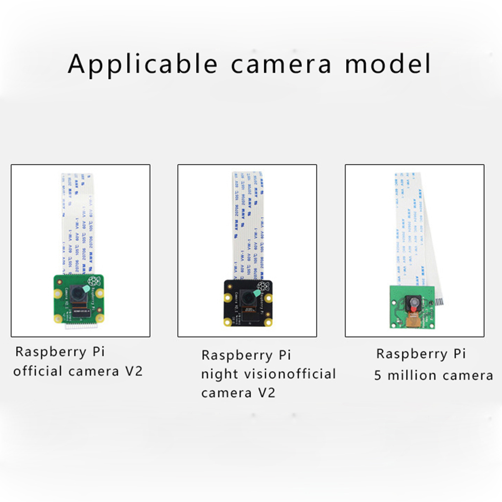 Tay cầm camera trong suốt Acrylic Khung giá đỡ trường hợp cho máy ảnh Raspberry Pi