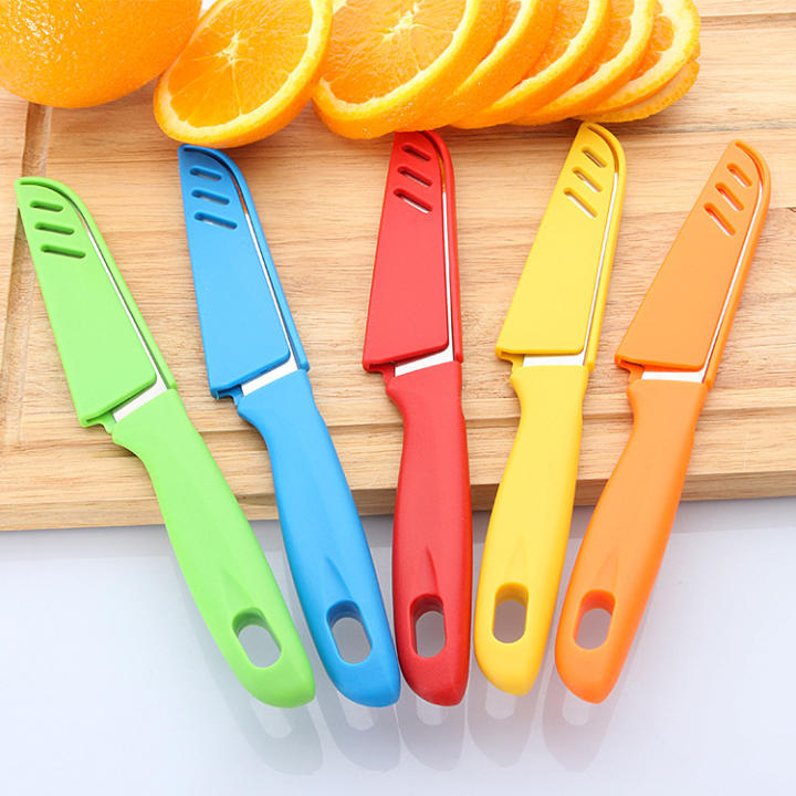 COMBO 2 DAO GỌT HOA QUẢ CÓ NẮP ĐẬY AN TOÀN