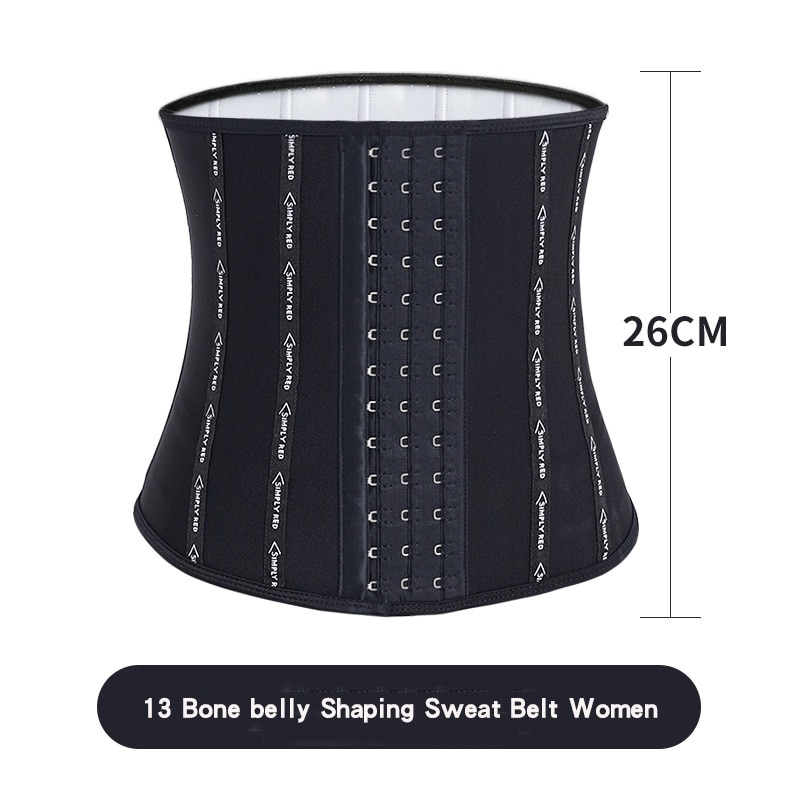 13 Bones Waist Trainer Body Shaper Waisted Cincher Fajas Colombianas Tummy Control Slimming Flat Belly Fat Burning Girdle Corset