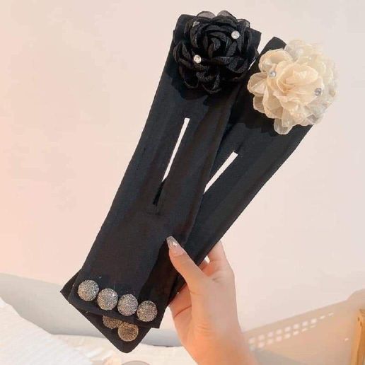 LZD 2 thanh cuốn búi tóc hoa Hàn Quốc