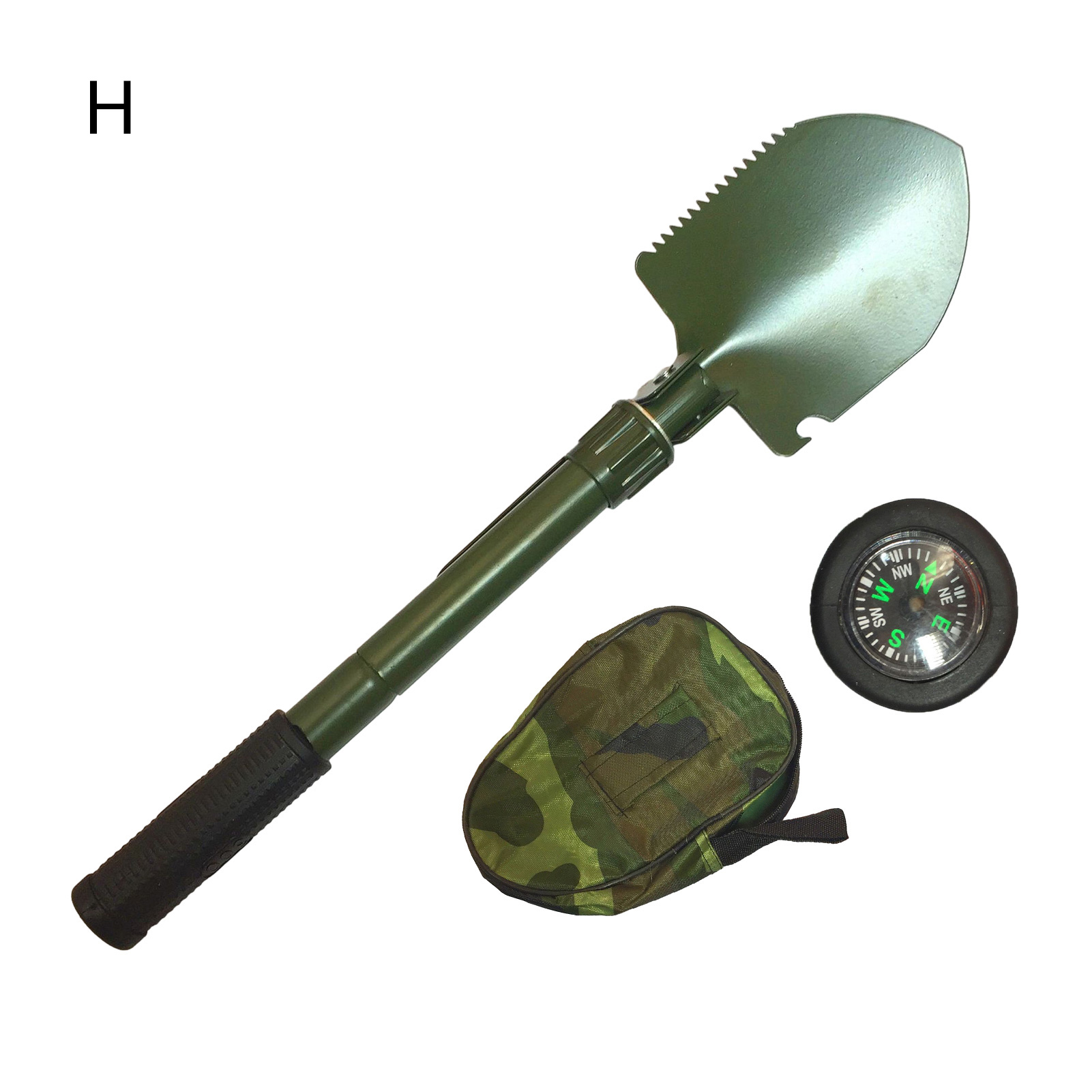 Multi-functional Folding Shovel Portable Shovel for Backpacking Portable Military Folding Shovel with Tactical Carry Case Essential Outdoor Camping Tool for Adventurers