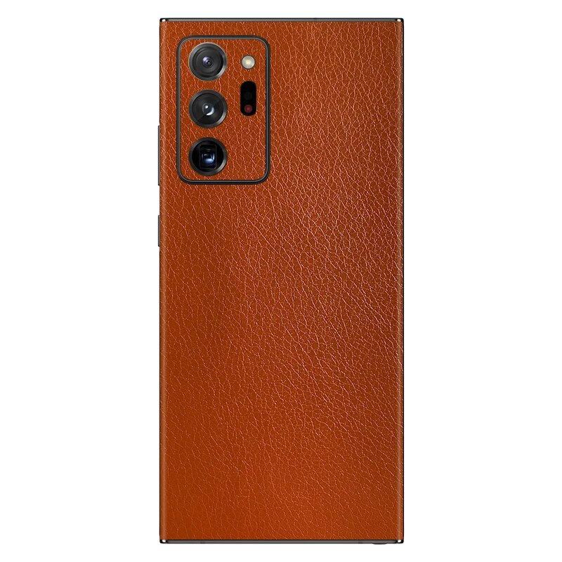 Fashions High Quality Luxury Leather Skin Sticker Wrap Skin Phone Back Paste Film For SAMSUNG Galaxy S22 Ultra S21+ S20 FE Note 20 10 Lite A52 A71 5G.