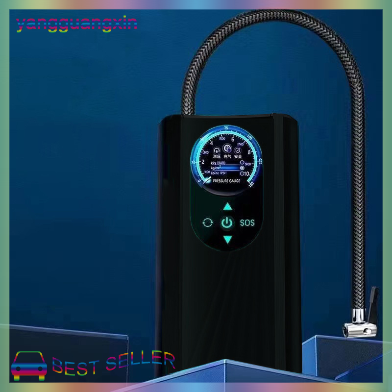 Yangguangxin 12V xe lốp Inflator độ chính xác cao Mini Lốp bơm nhanh bơm bơm hơi điện tử cho xe máy xe đạp