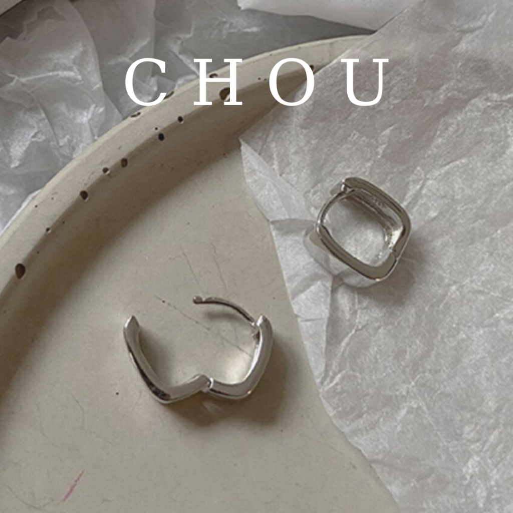 Bông Tai Vuông Basic | CHOU ACCESSORIES |