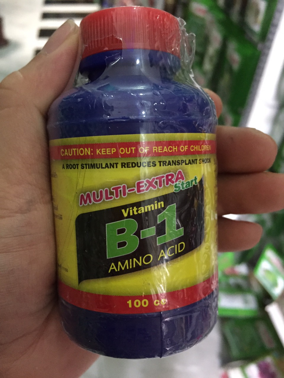 Phân Bón Lá Vitamin B1 Thái Lan Xanh chai 100ml
