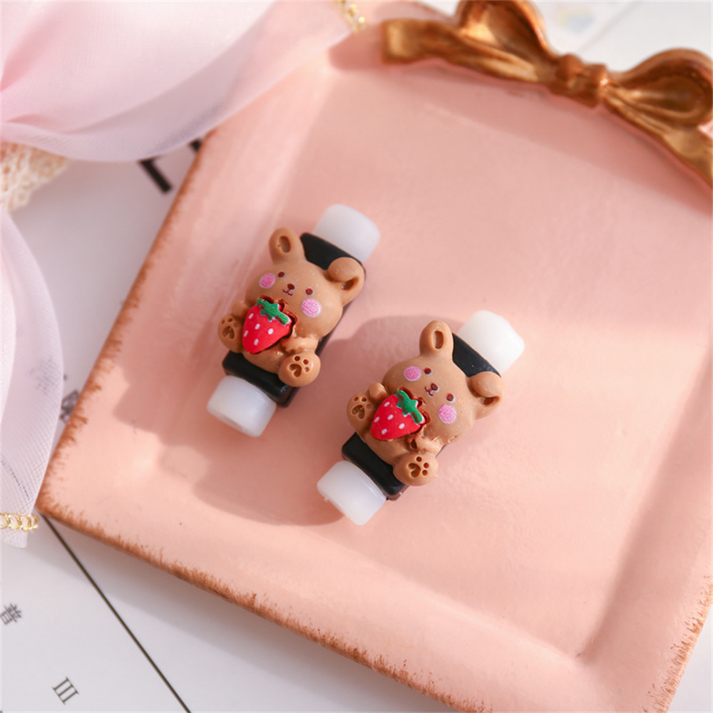 Duck store Cartoon Cute Charging Protective Cover For iPhone USB Cable Protector Charger Data Cord Organizer Anti Breaking Holder Top Seller.PRHL. 