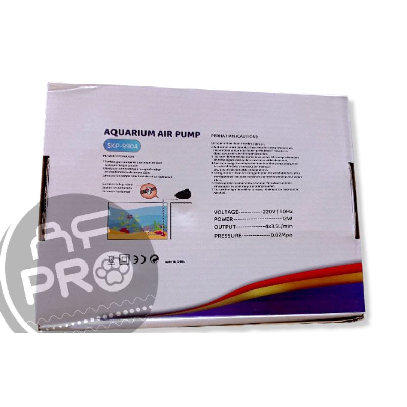 POMPA udara AIRPUMP aerator aquarium kolam SKP 9904
