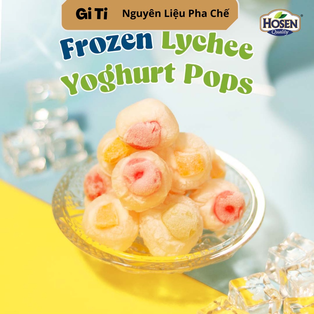 Vải Thiều Ngâm Hosen Lon 565g