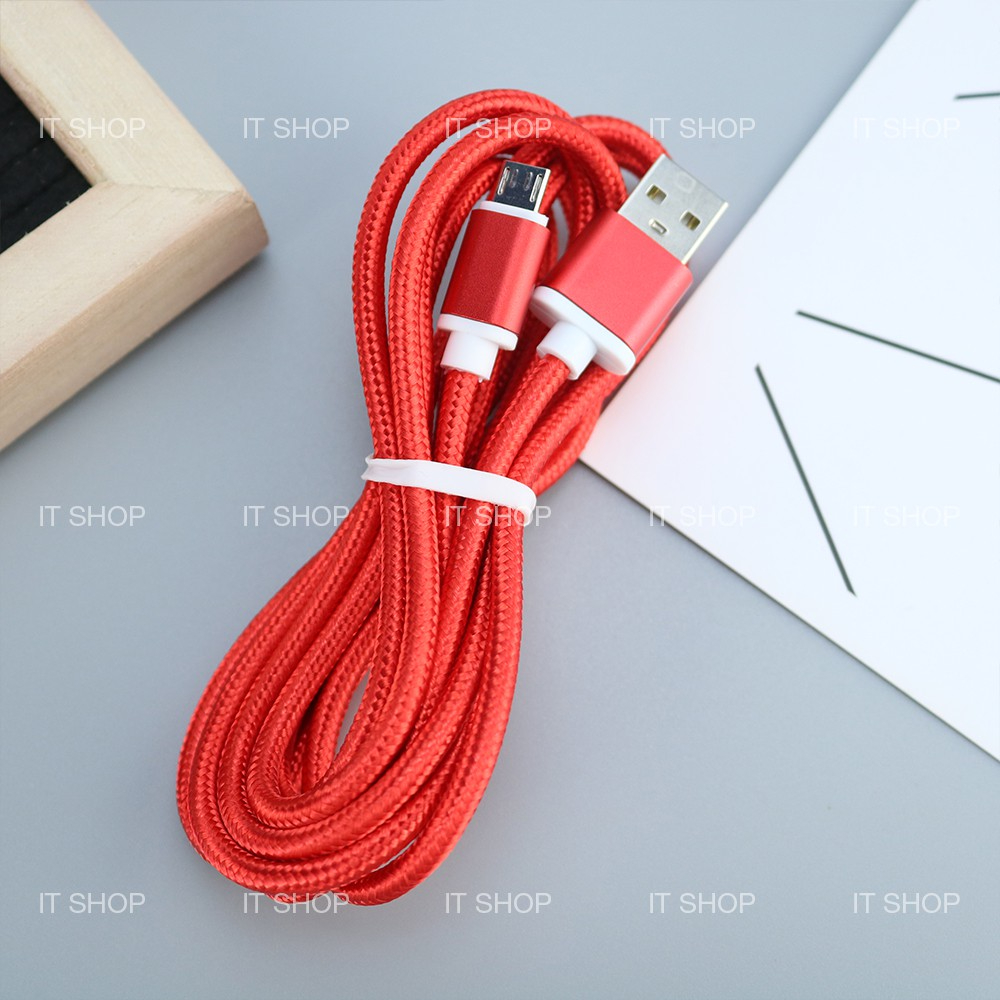 Cáp sạc dây bọc dù đầu Micro USB, Lightning TooYoo TY0212