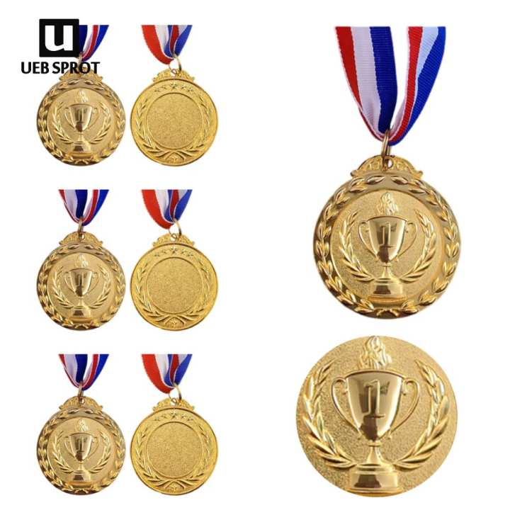 Huy chương Hợp kim kẽm vàng thanh lịch cho các giải thưởng thể thao và học thuật với khắc tùy chỉnh và kết thúc bền