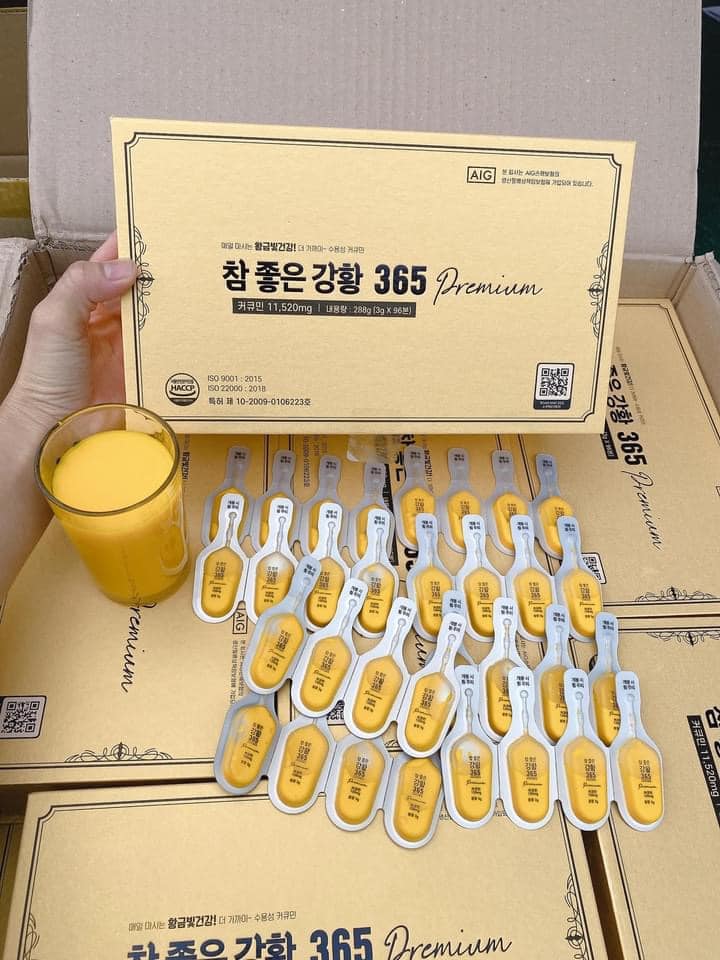nghệ nano curcumin 365 Premium Hàn Quốc [Hàng Chính hãng]