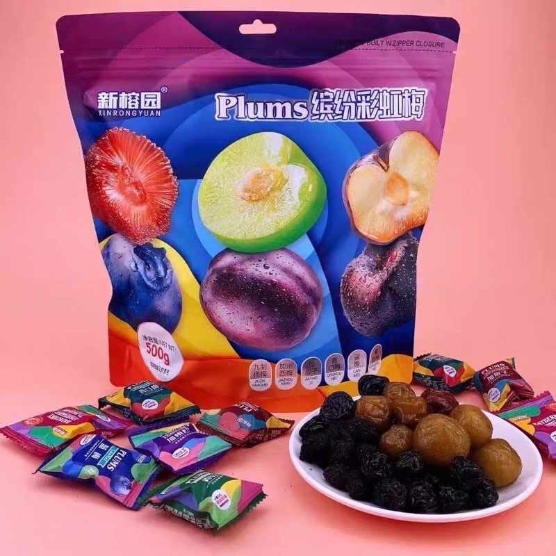 Ô mai việt quất, ô mai cherry ăn vặt