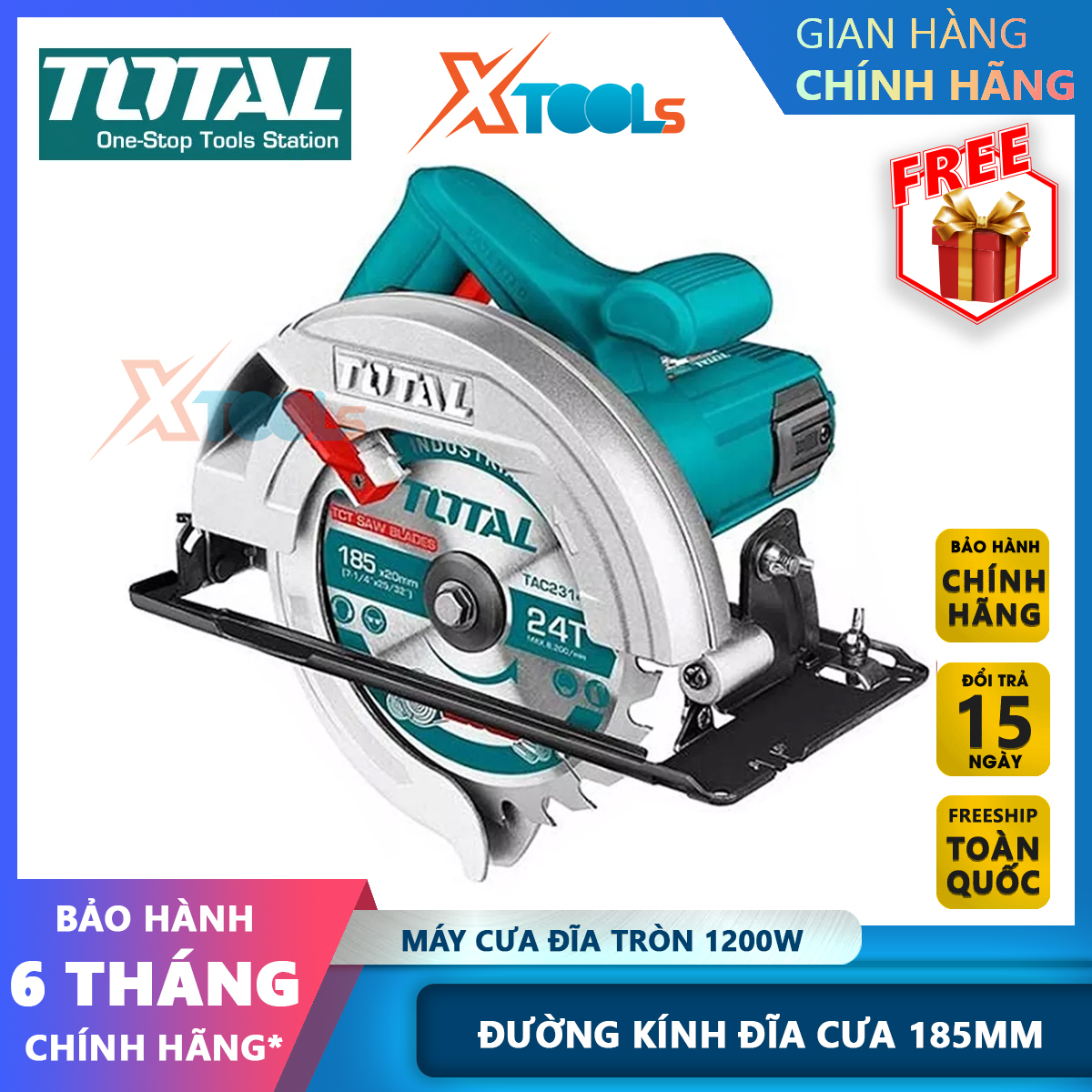 Total circular saw machine 1200W-2200W 220V circular saw woodworking multi-function table saw adjust cutting angle and cutting direction xtools