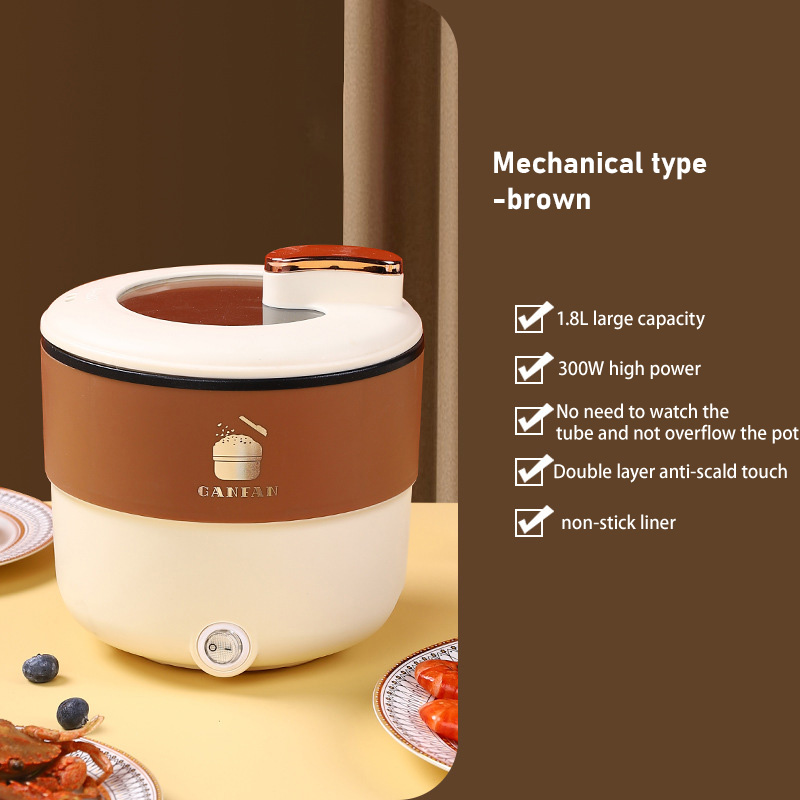 KUDIXIONG Mini rice cooker small rice cooker for 1-2 people smart home multi-function mini cooking household smart rice cooker