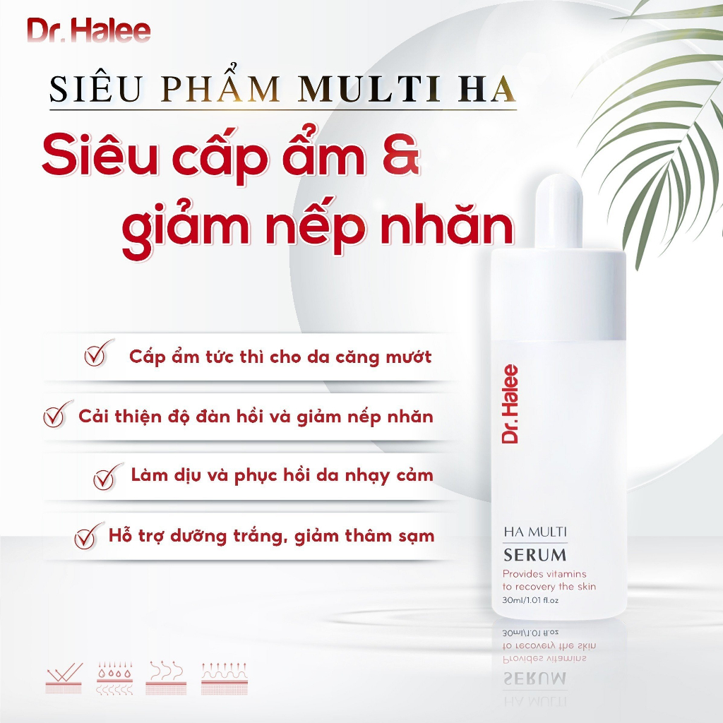 Combo kem dưỡng và serum trắng da cấp ẩm Dr.Halee