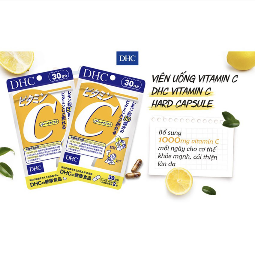 [Freeship] Vitamin C DHC dạng viên uống 1000mg