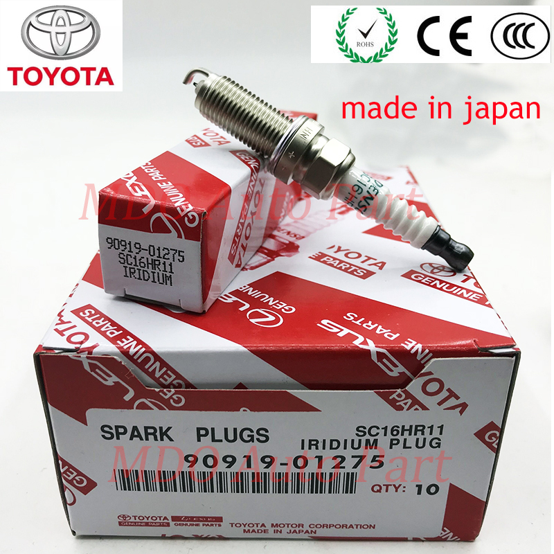 4-Pack Iridium Spark Plugs SC16HR-11 (90919-01275) | For Toyota Corolla, Prius, Matrix, Lexus, Yaris