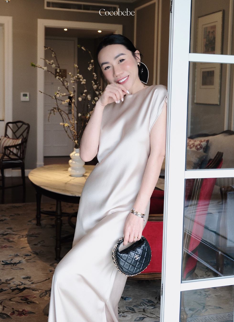 Đầm lụa dài COCOBEBE KAEW DRESS