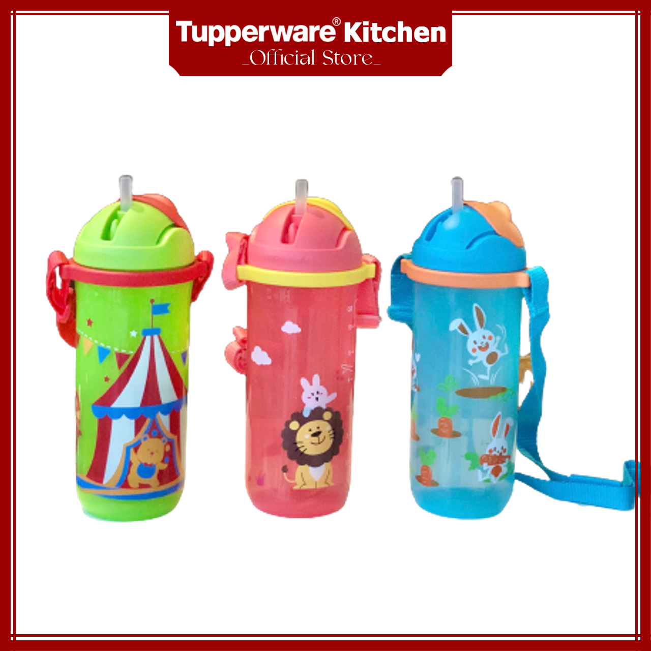 Bình Nước Kids (có ống hút) 500ml - Tupperware