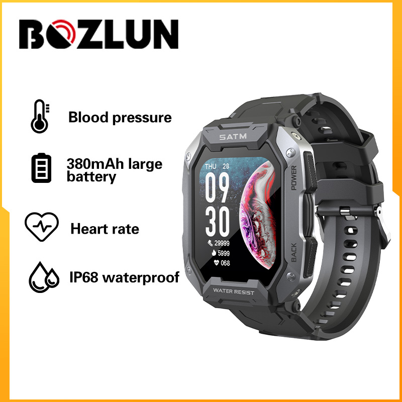 Malaysia Stock】BOZLUN 2022 Smart Watch C20 Rugged Watch