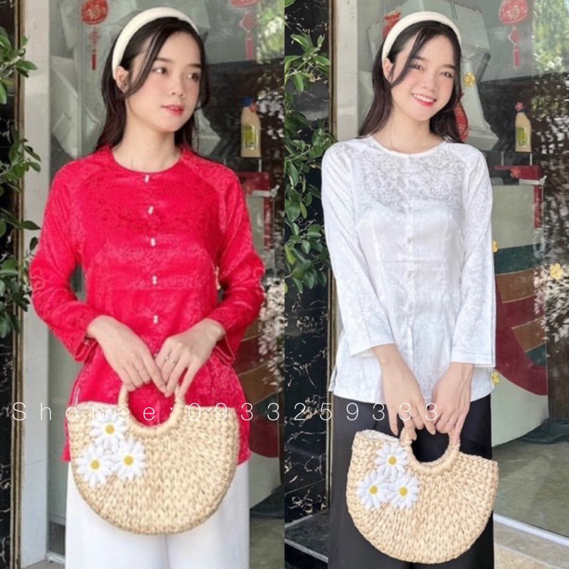 Đồ Lam Đi Chùa # Gấm Chui Ngọc Giữa