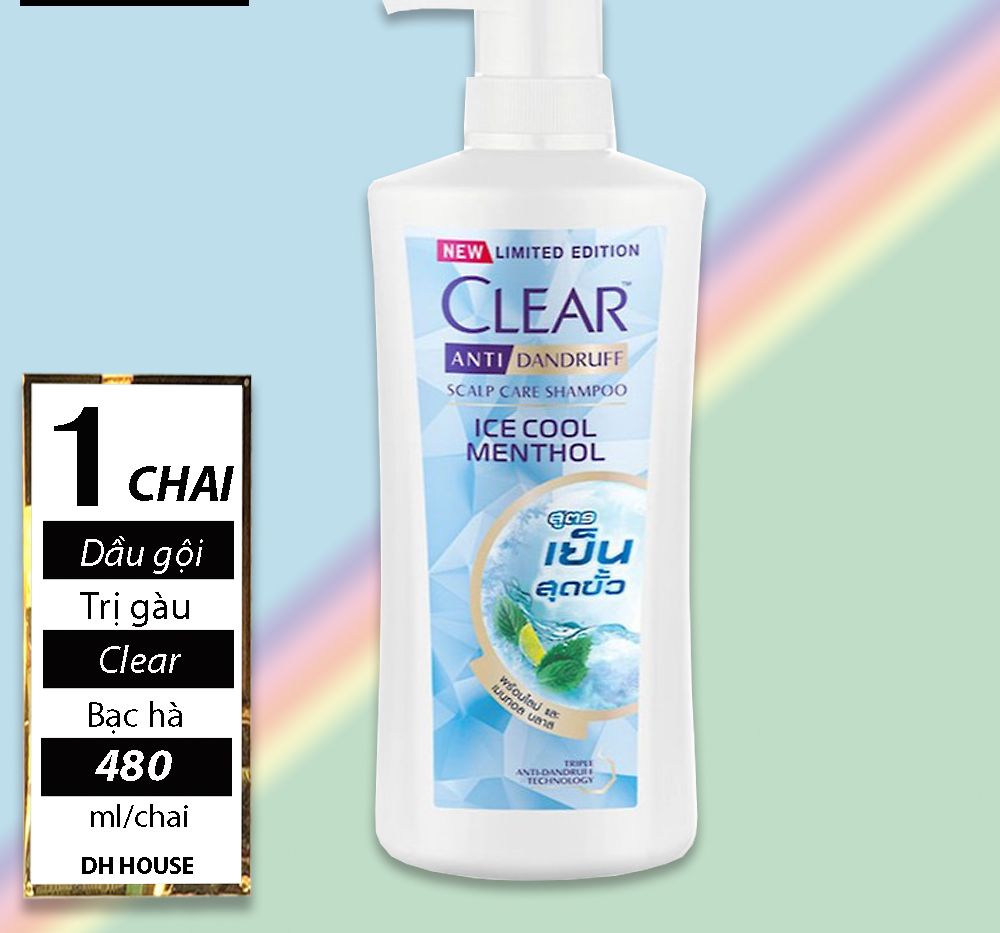 [HCM]Combo 2 Chai Dầu Gội Gàu Clear Bạc Hà ICE COOL MENTHOL Mẫu Mới ...