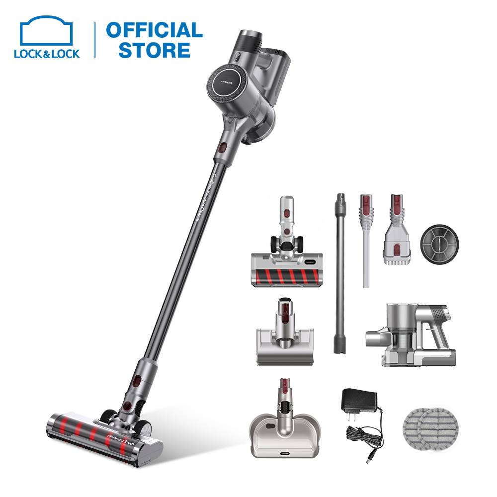 ENV356GRY- Locknlock  Multi-purpose 3 in 1 Handheld Cordless Vacuum Cleaner (Mopping, Floor cleaner, Mattress cleaner) using BLDC Motor