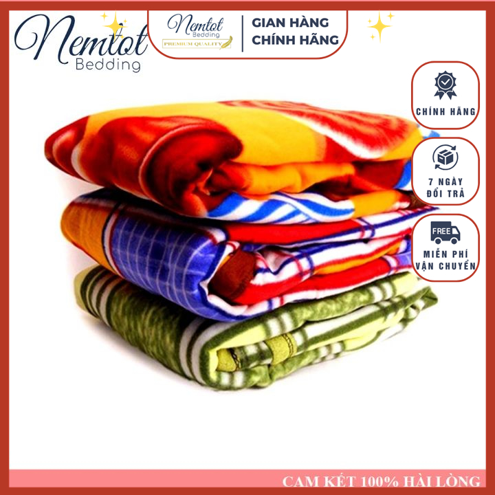 💥GIÁ HỦY DIÊT💥Chăn( Mền Nỉ ) Mỏng, Gọn Nhẹ, Tiện Lợi, Mền Nỉ Giá Rẻ Ngủ Văn Phòng , Mền Đi Tàu Xe, Đi Du Lịch, Cắm Trại, Dã Ngoại, Mền Nỉ 7 Lạng Ấm, Thoáng Giá Siêu Rẻ_Nemtot Bedding