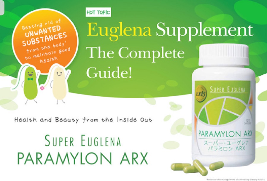 NATURALLY PLUS, JAPAN MADE SUPER EUGLENA PARAMYLON ARX to maintain 