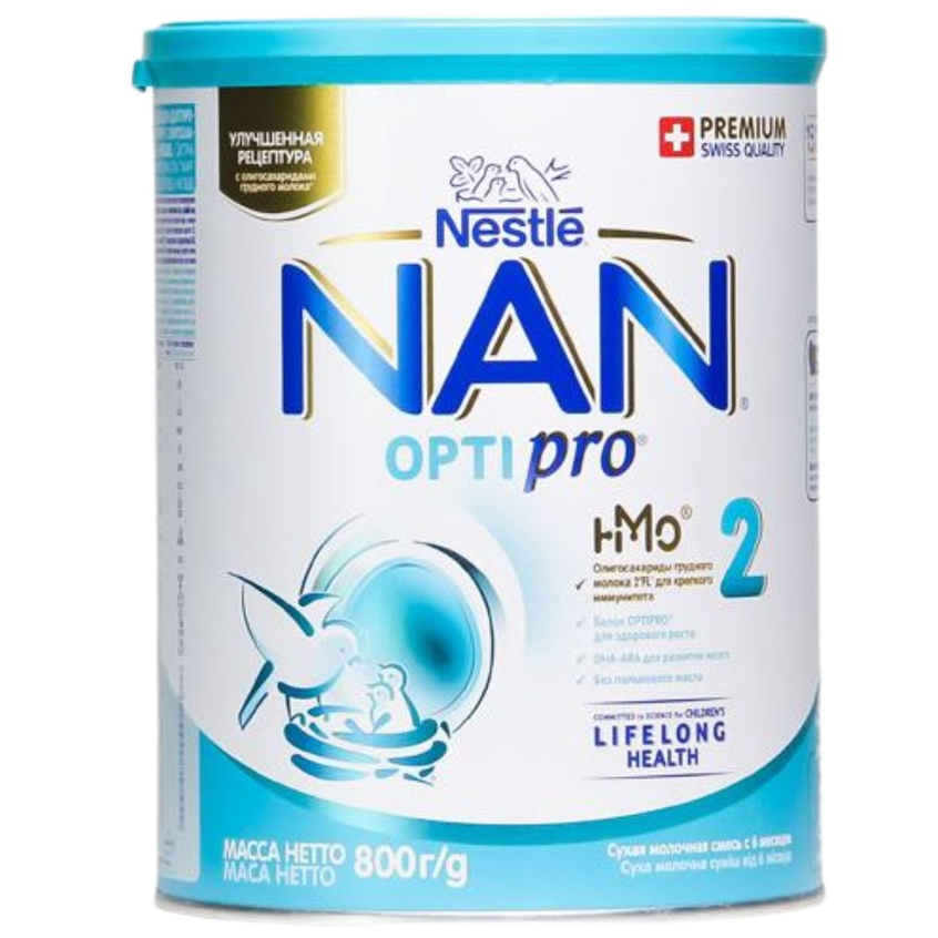 Sữa bột NAN Nga OPTIPRO Đủ Số 1, 2, 3, 4 Lon 800g