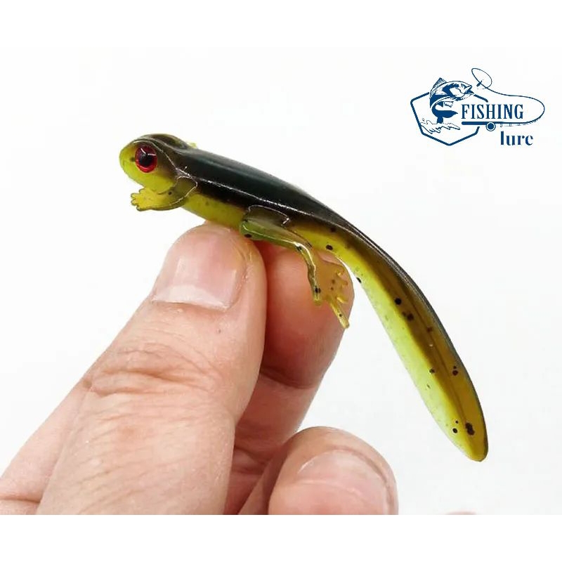 Mồi Mền Câu Lure Thằn Lằn 8cm/3,8g 1 Túi 5 Con