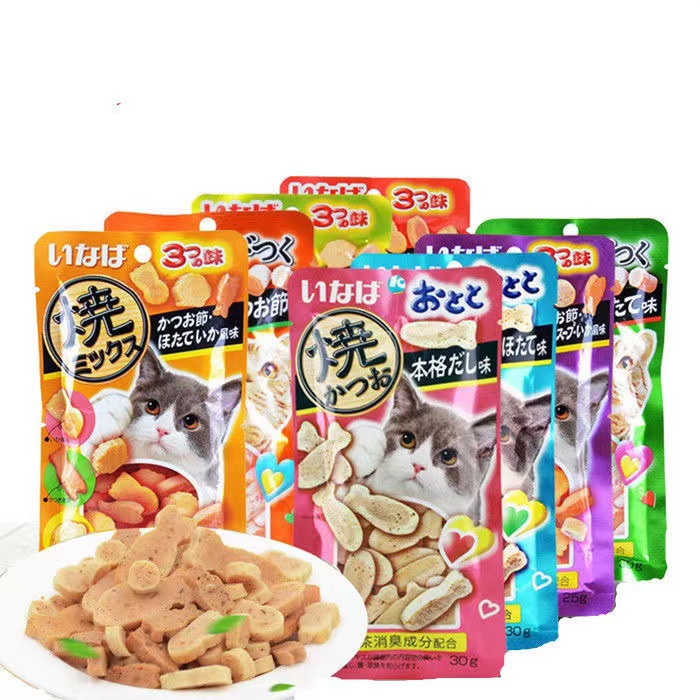 Bánh Thưởng Cho Mèo INABA Gói 25gr