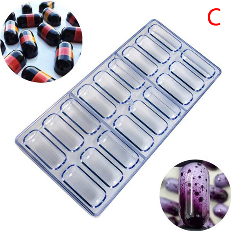 3D Chocolate Mold Polycarbonate Sphere Chocolate Tools Thick Cake Grade Mold