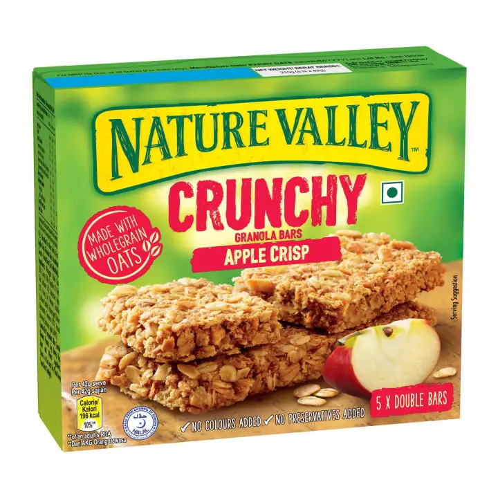 Nature Valley Apple Crisp Crunchy Granola Bars Lazada Singapore